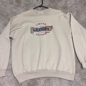 Vintage Funny Grandpa Graphic Neutral Sweatshirt